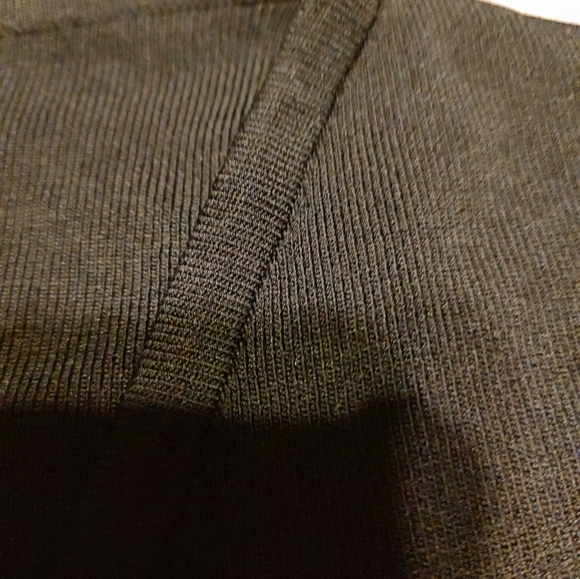 🐈‍⬛🖤🐈‍⬛ Elegant Silky Vtg Max Studio Onyx Black Cropped Cardigan Jacket - S - Picture 10 of 12